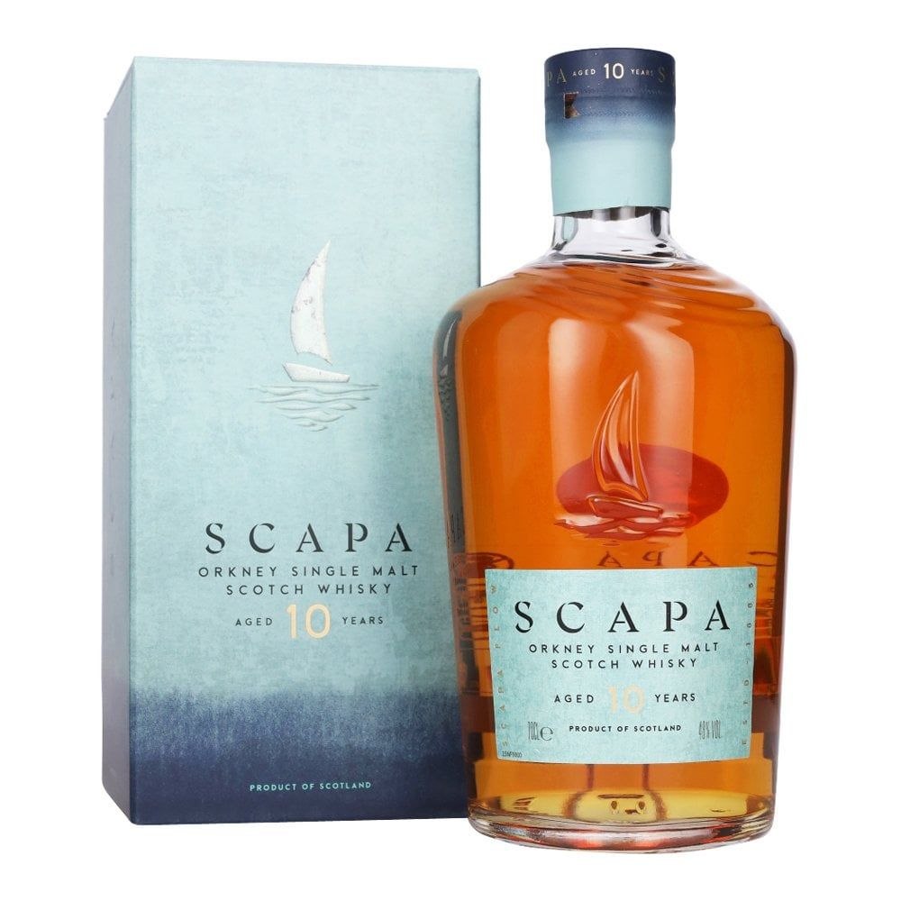 Віскі Scapa Single Malt 10 y.o. 48% 0.7 л gift box